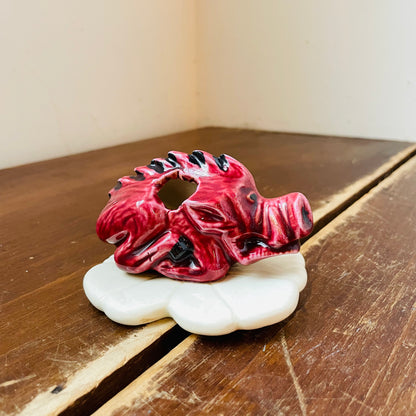 Ceramic Razorback Toothpick Holder- Vintage