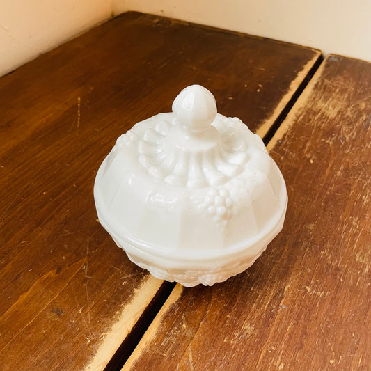 Westmoreland Milk Glass Candy Dish- Vintage