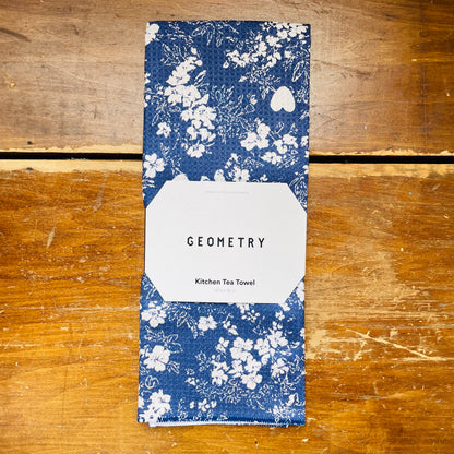 Midnight Posy Tea Towel