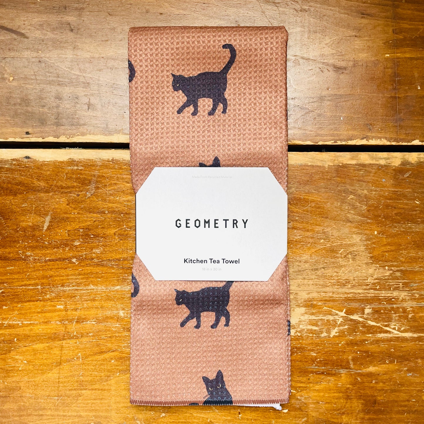 Witch's Cat Tea Towel