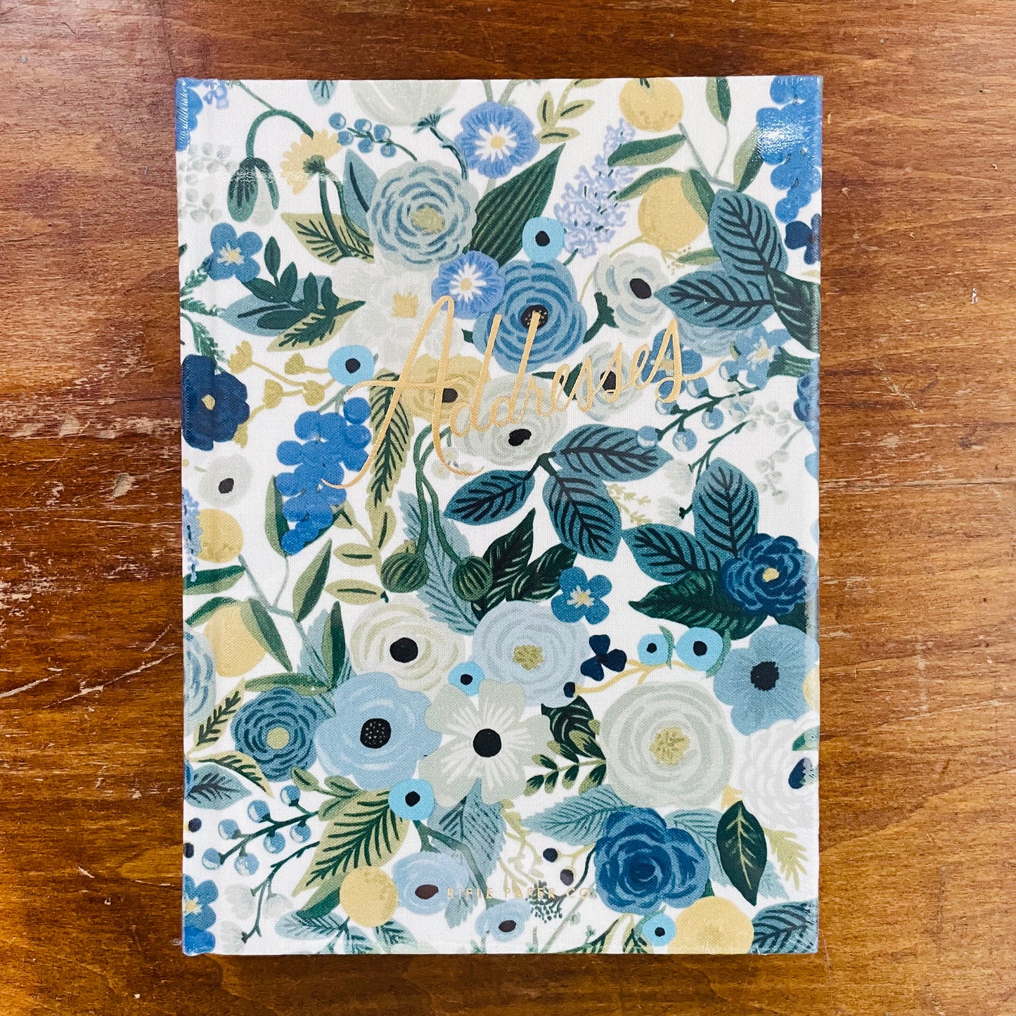 Garden Party Blue Address Book