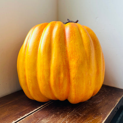 19" Orange & Yellow Speckled Pumpkin