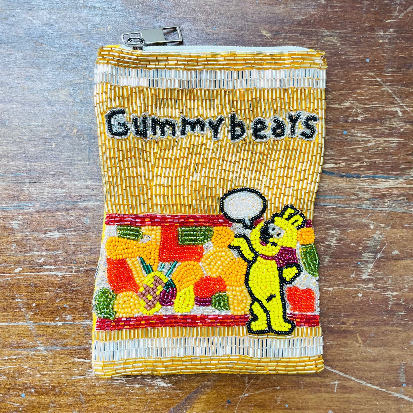 Haribo Gummy Bears Beaded Coin Purse