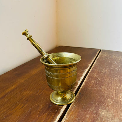 Brass Mortar & Pestle- Vintage