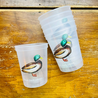 Duck Duck Drink Stadium Cups