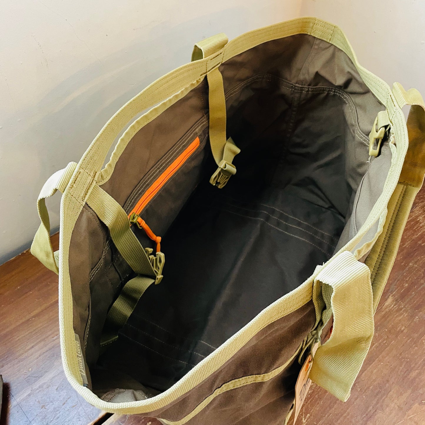 Medium Pin Oak & Wheat Canvas Gear Tote