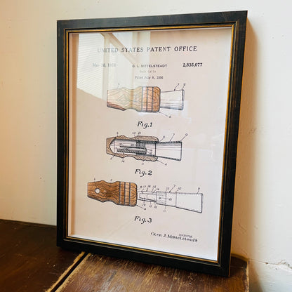 G. J. Mittelsteadt Duck Call Framed Watercolor Print