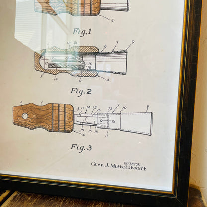 G. J. Mittelsteadt Duck Call Framed Watercolor Print