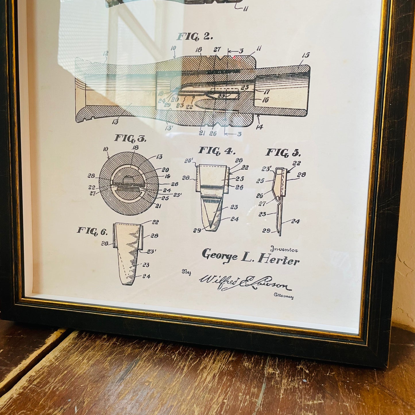 G. L. Herter Goose Call Framed Watercolor Print