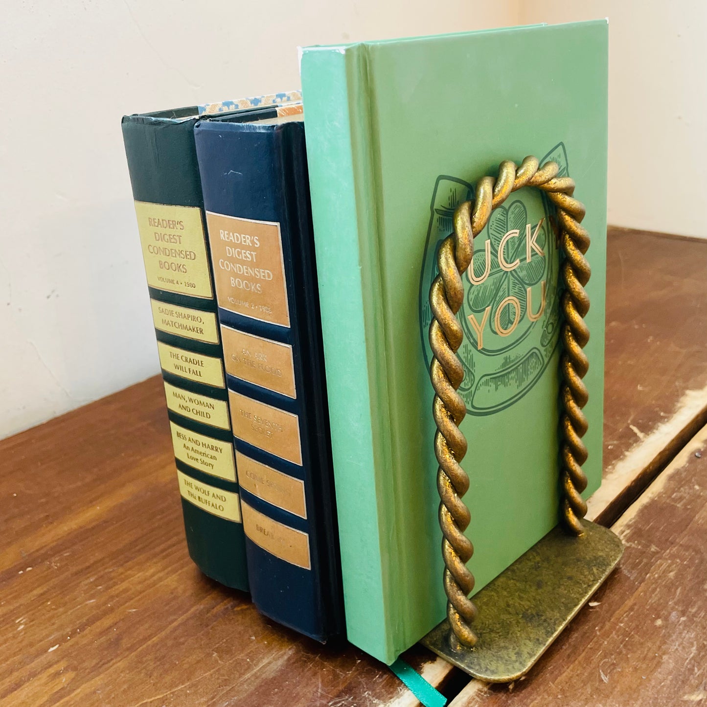 Twisted Metal Arched Bookends
