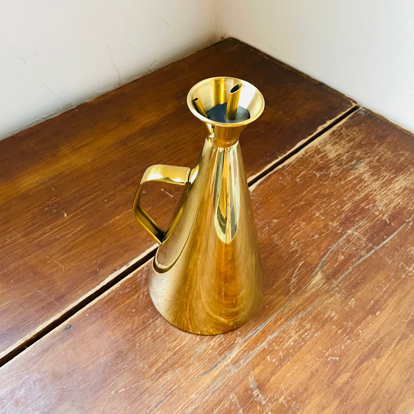 Gold Oil Cruet