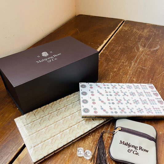 Ash Burl Mahjong Tiles