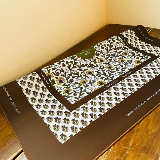 Autumn Saffron Mahjong Mat