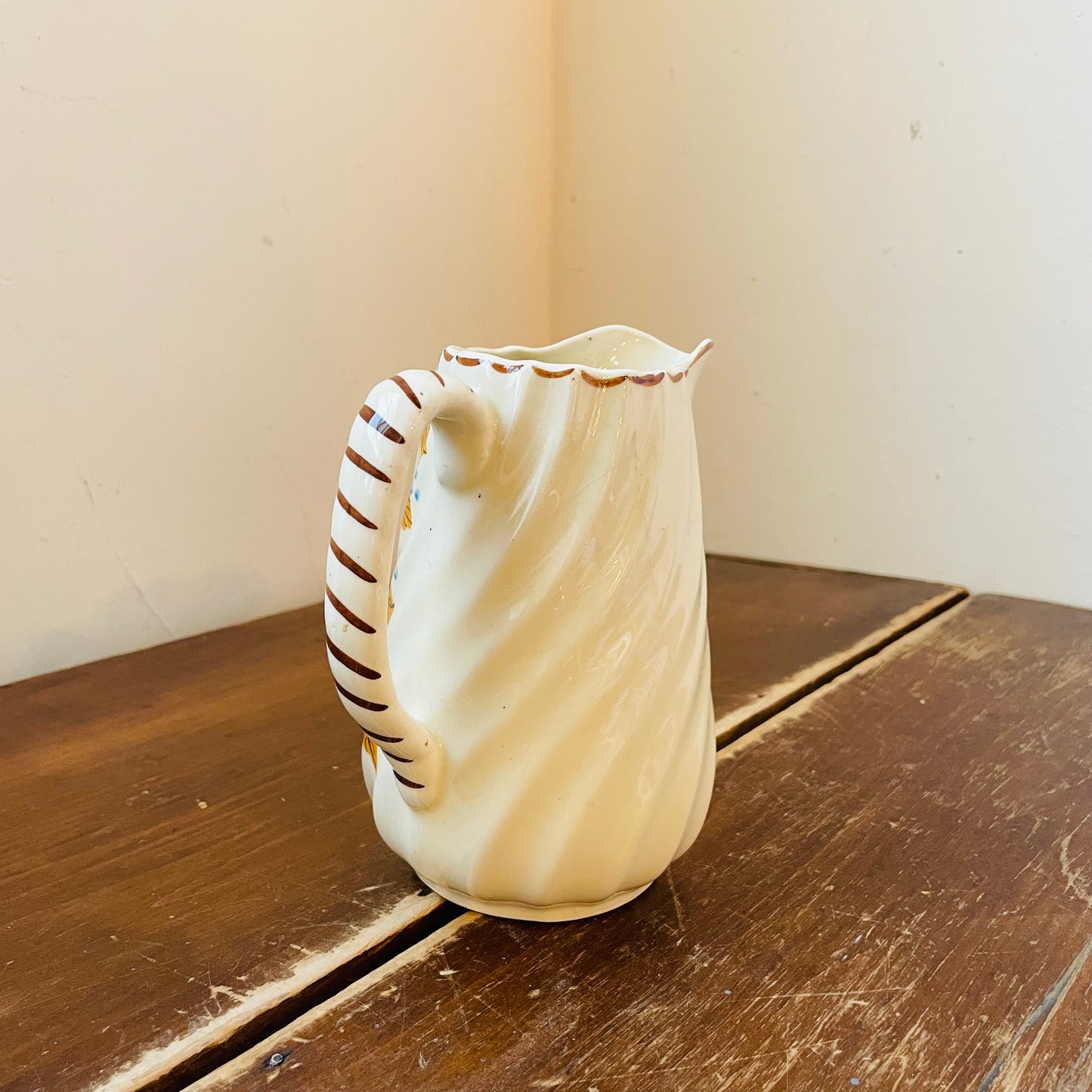 Hand-painted Pitcher from Renfro Valley, Kentucky- Vintage