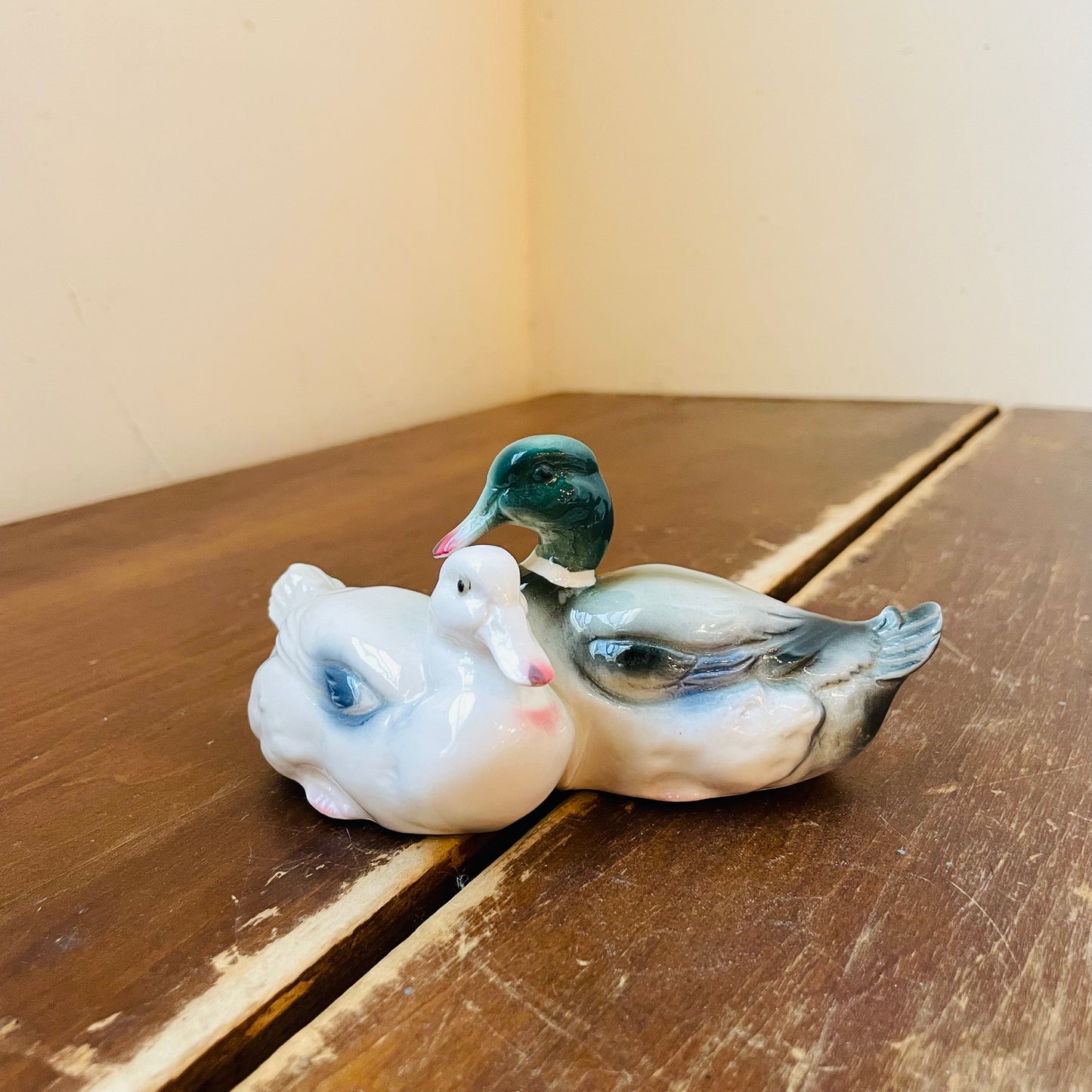 Goebel Inspired Porcelain Mallard & Peking- Vintage