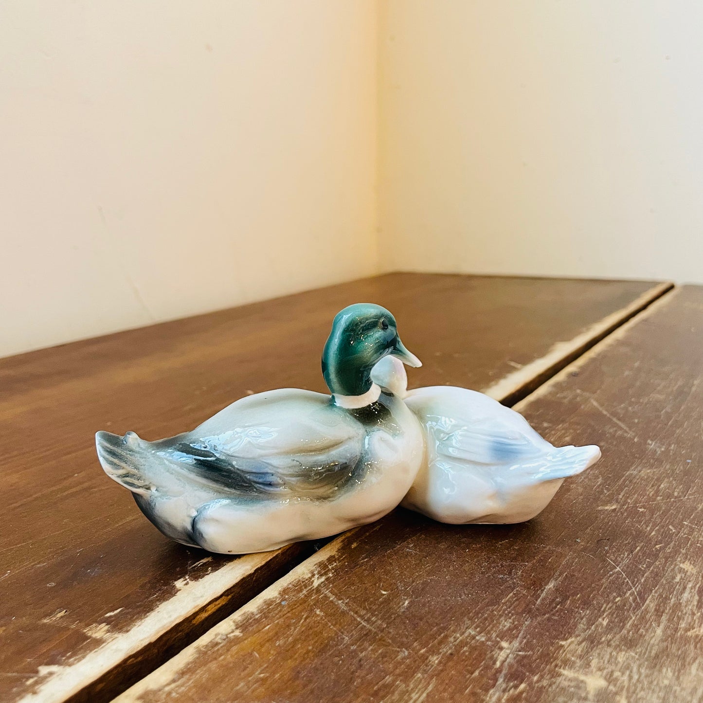 Goebel Inspired Porcelain Mallard & Peking- Vintage