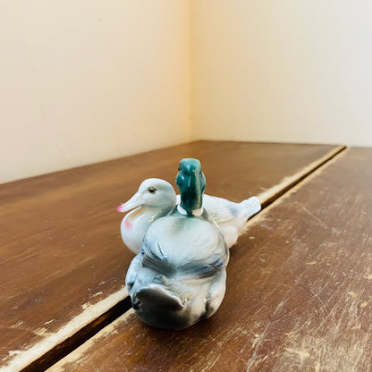 Goebel Inspired Porcelain Mallard & Peking- Vintage