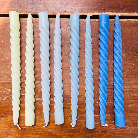 Set of Twist Taper Candles