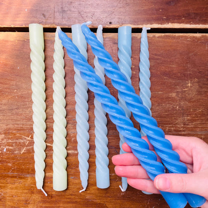 Set of Twist Taper Candles