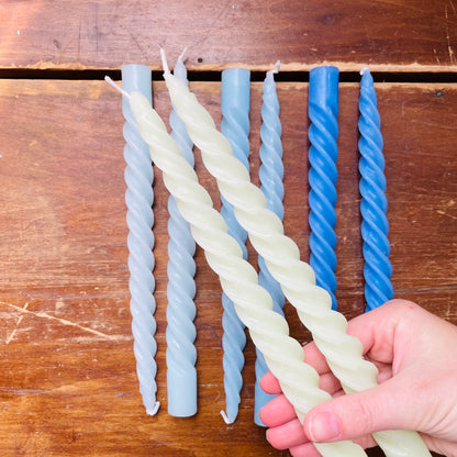 Set of Twist Taper Candles