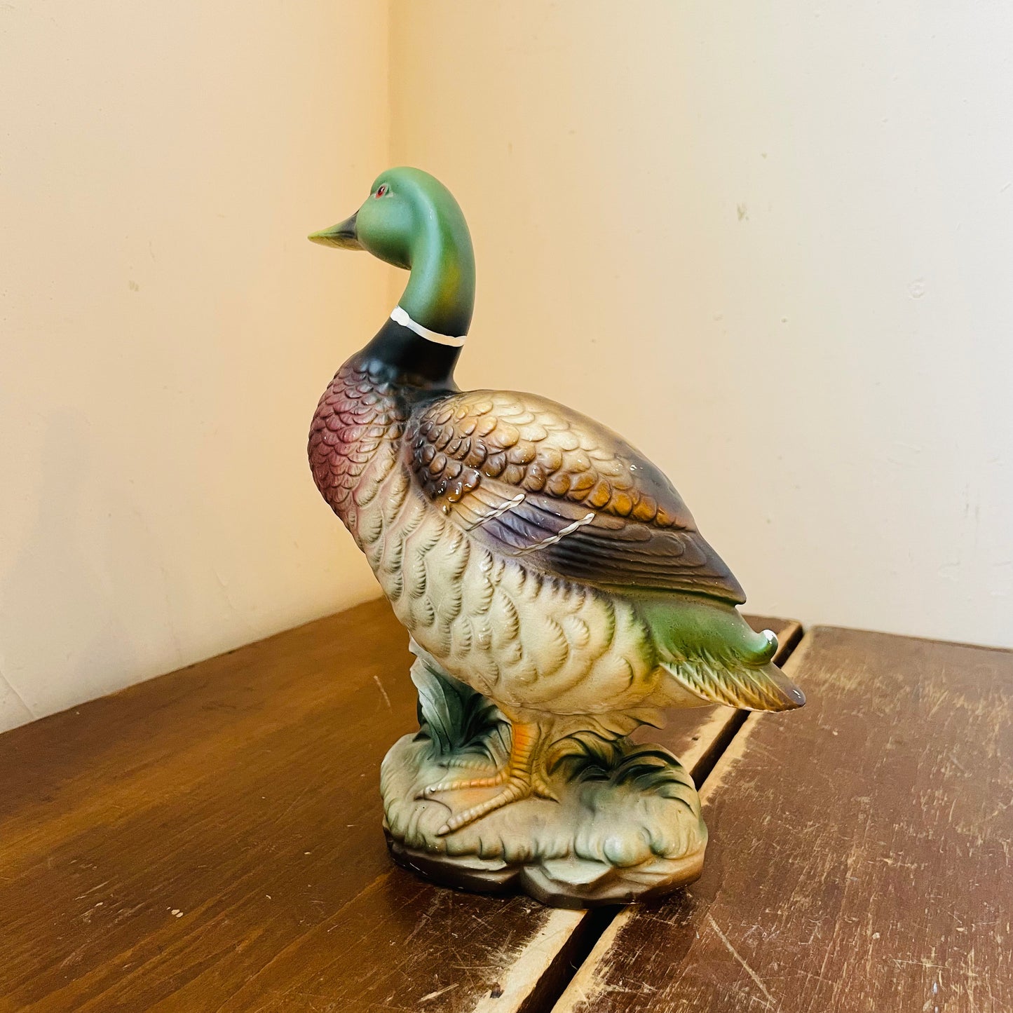 Japanese Made Mallard Drake Ceramic Figurine- Vintage