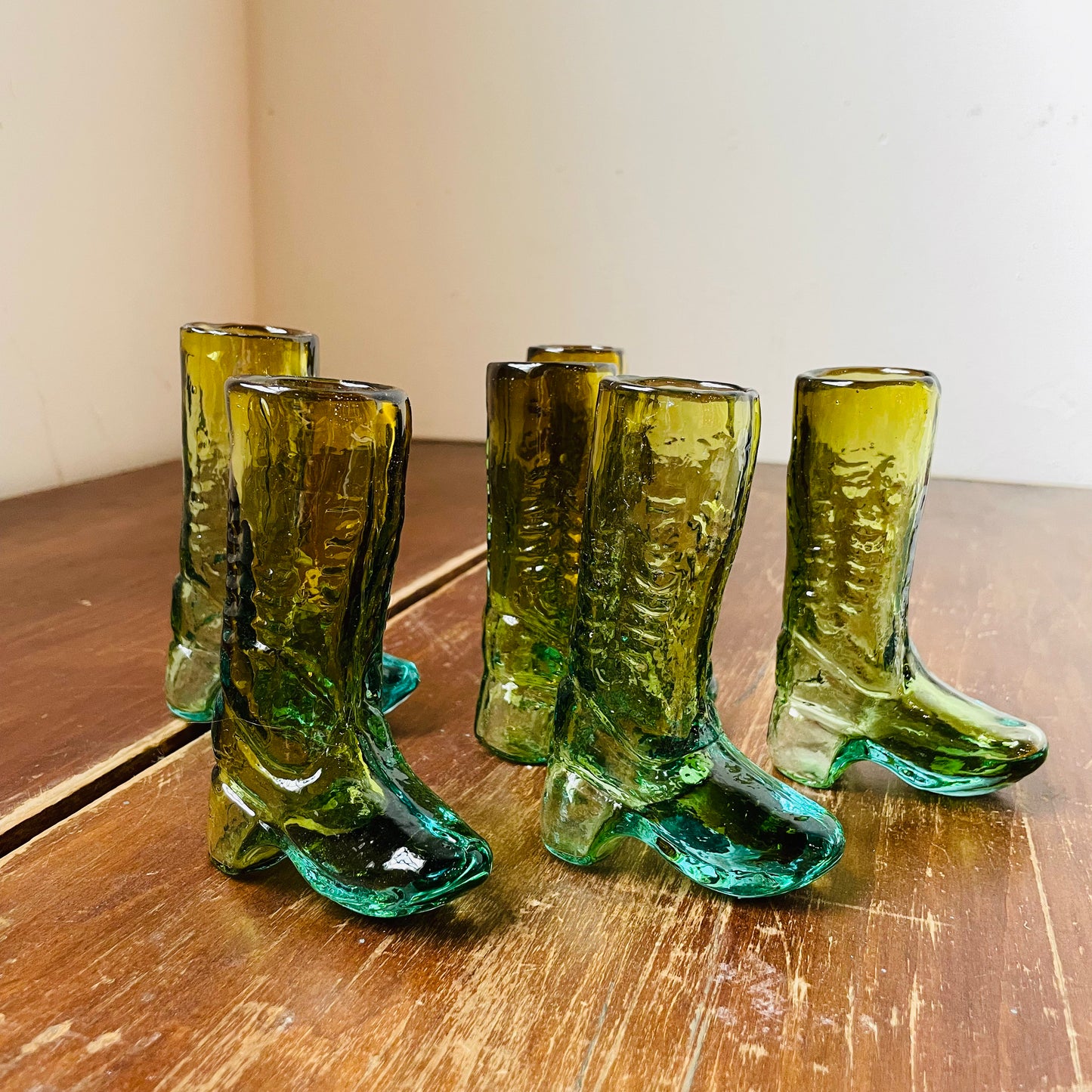 Recycled Glass Boot Shot Glass