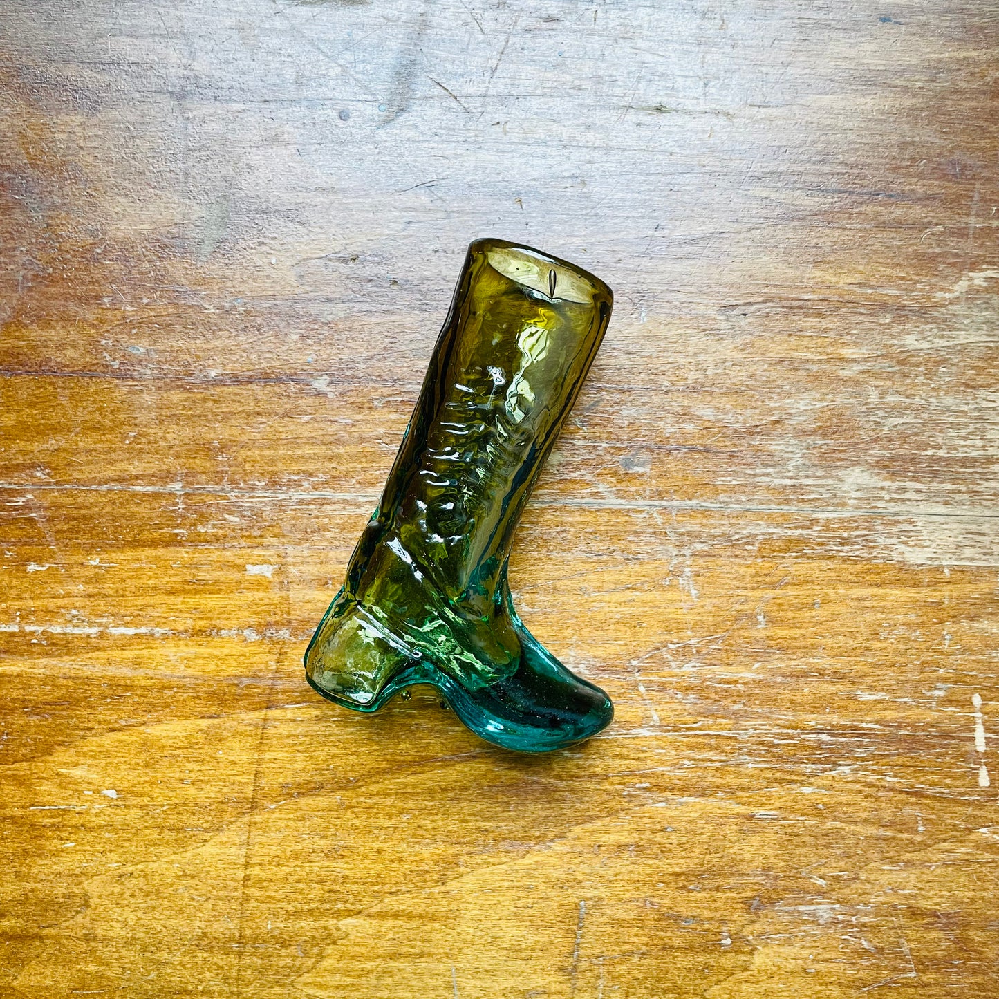 Recycled Glass Boot Shot Glass