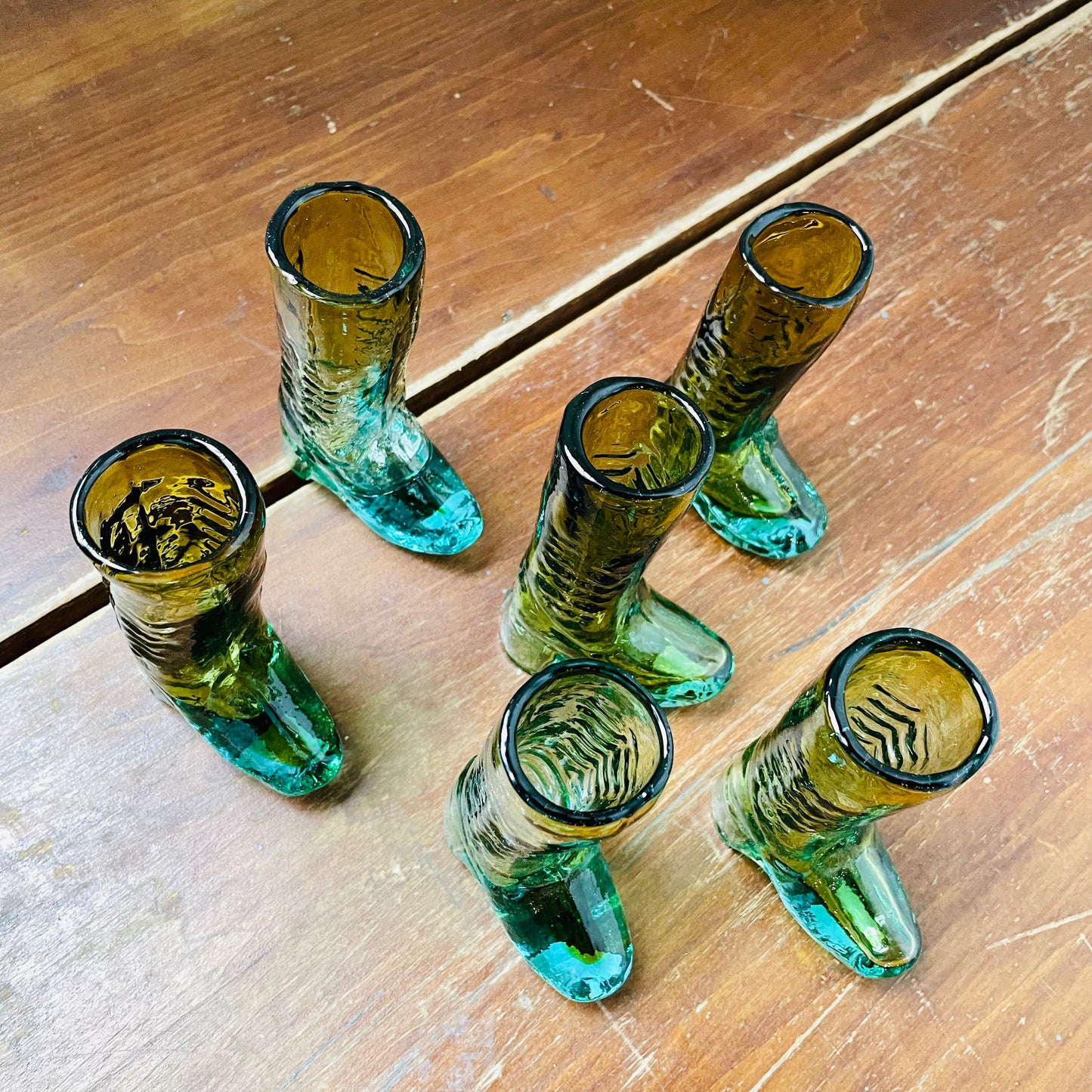 Recycled Glass Boot Shot Glass