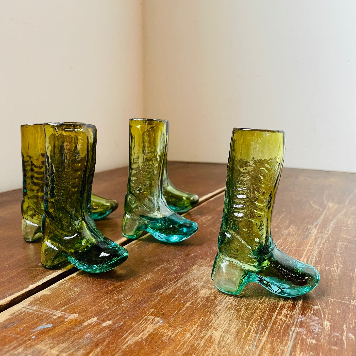 Recycled Glass Boot Shot Glass