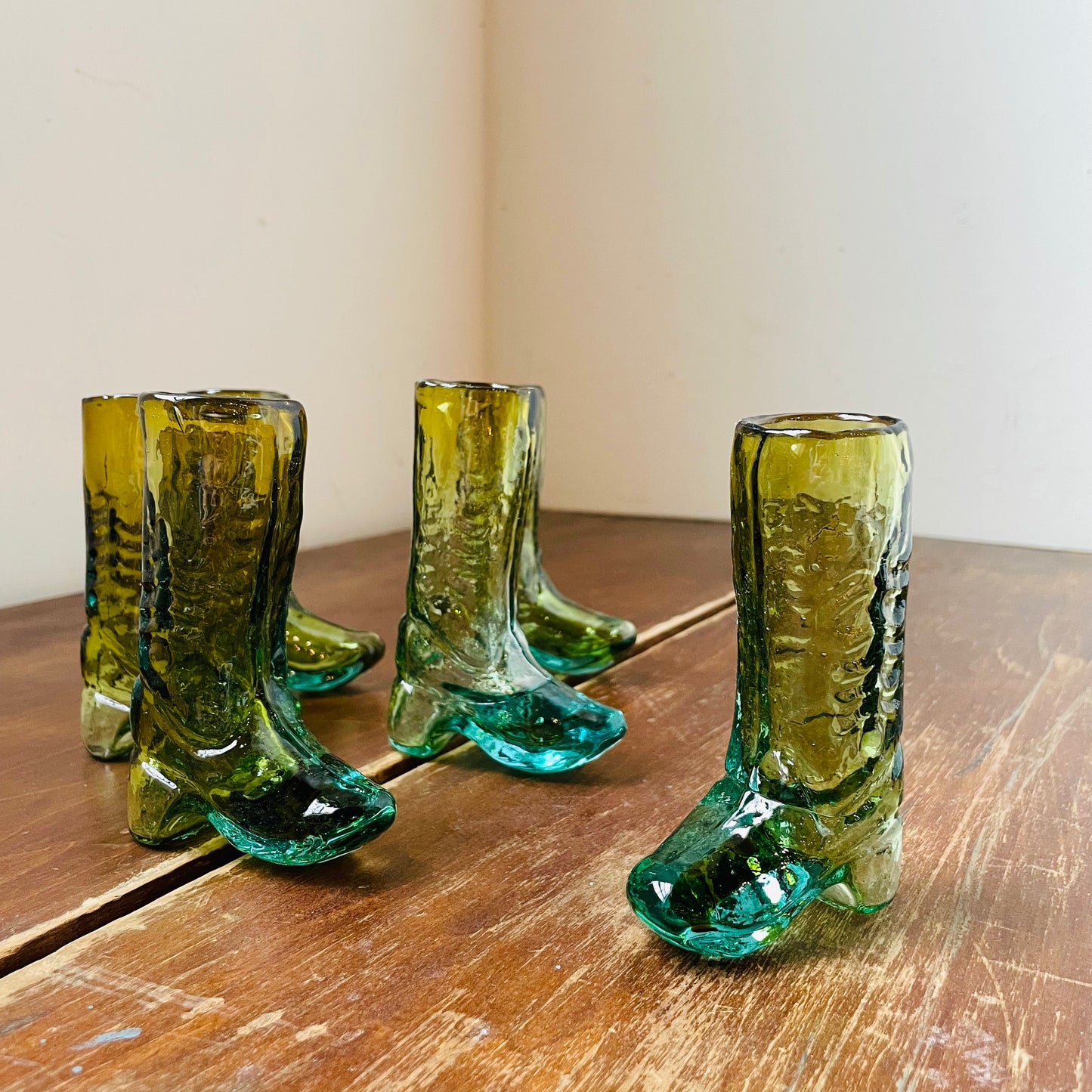 Recycled Glass Boot Shot Glass