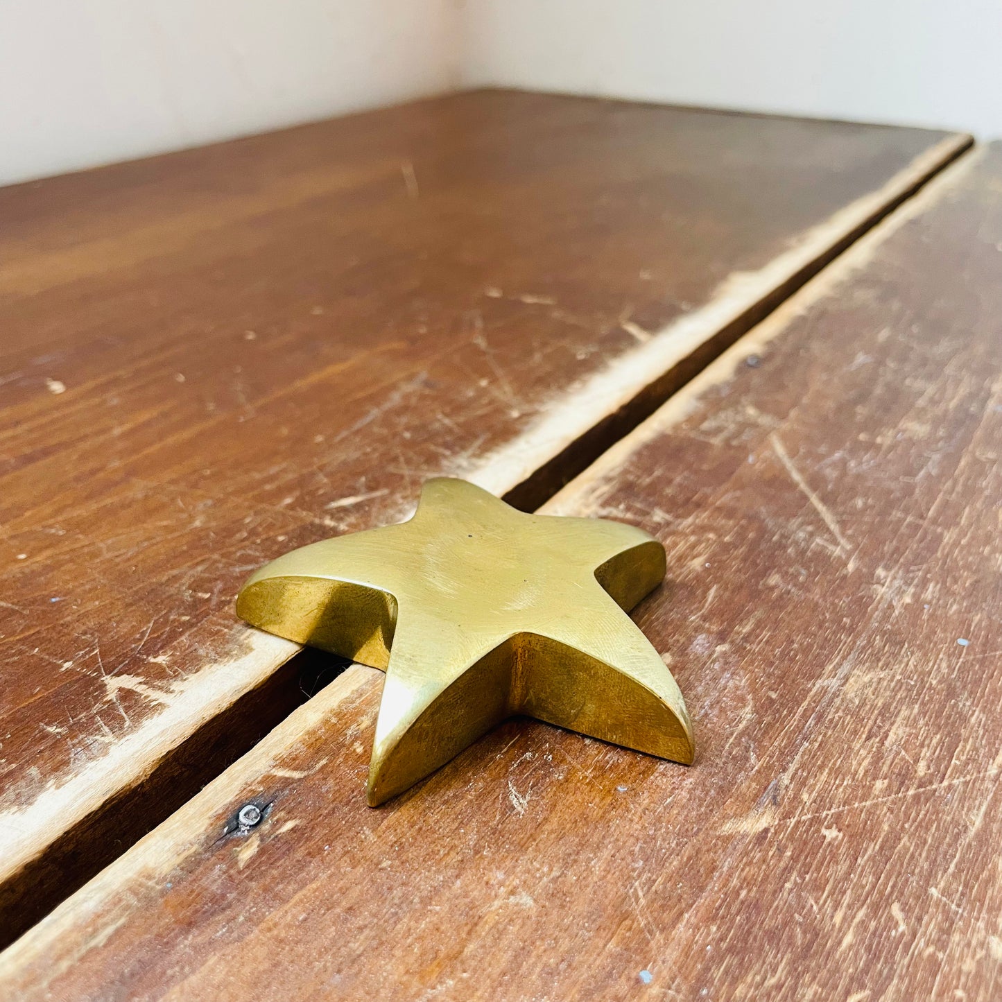 Brass Star Paper Weight- Vintage