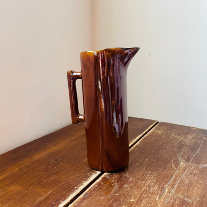 Van Briggle Pottery Brown Tall Pitcher- Vintage