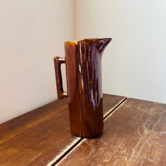 Van Briggle Pottery Brown Tall Pitcher- Vintage