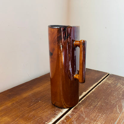 Van Briggle Pottery Brown Tall Pitcher- Vintage
