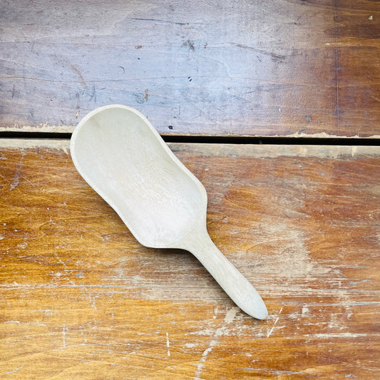 Hand-Carved Mango Wood Scoop