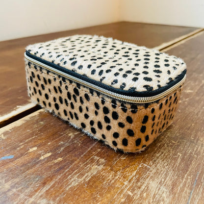 Estella Bartlett Mini Cheetah Jewelry Box
