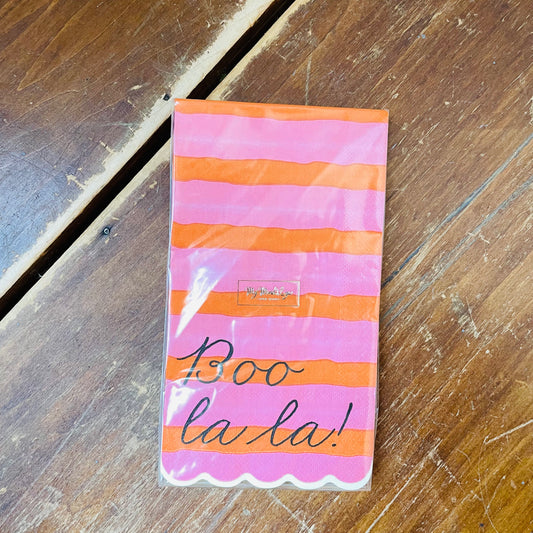 Pink & Orange Boo La La Dinner Napkin