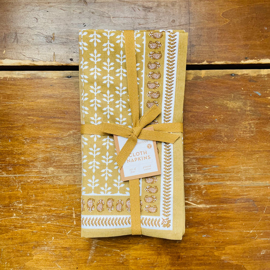 Natural Elements Cloth Napkins- Set of 4