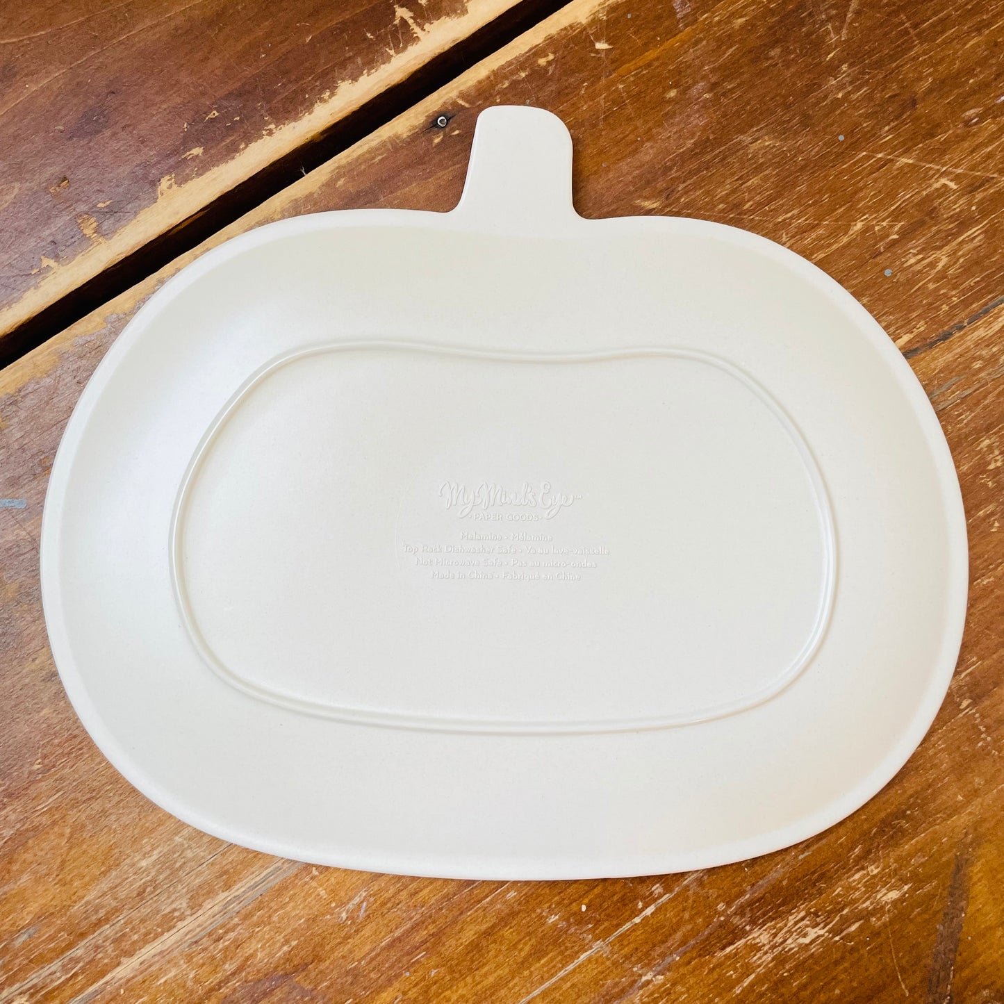 Vintage Pumpkin Bamboo Plates