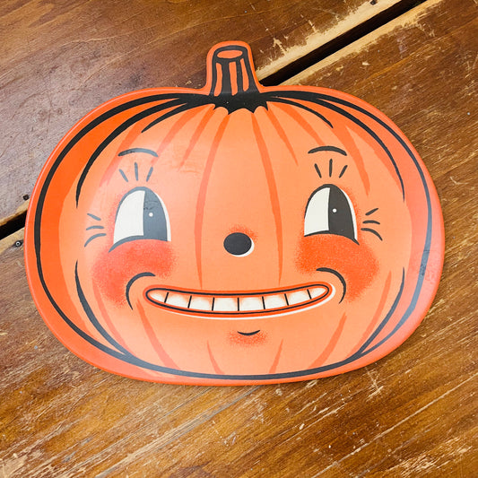Vintage Pumpkin Bamboo Plates