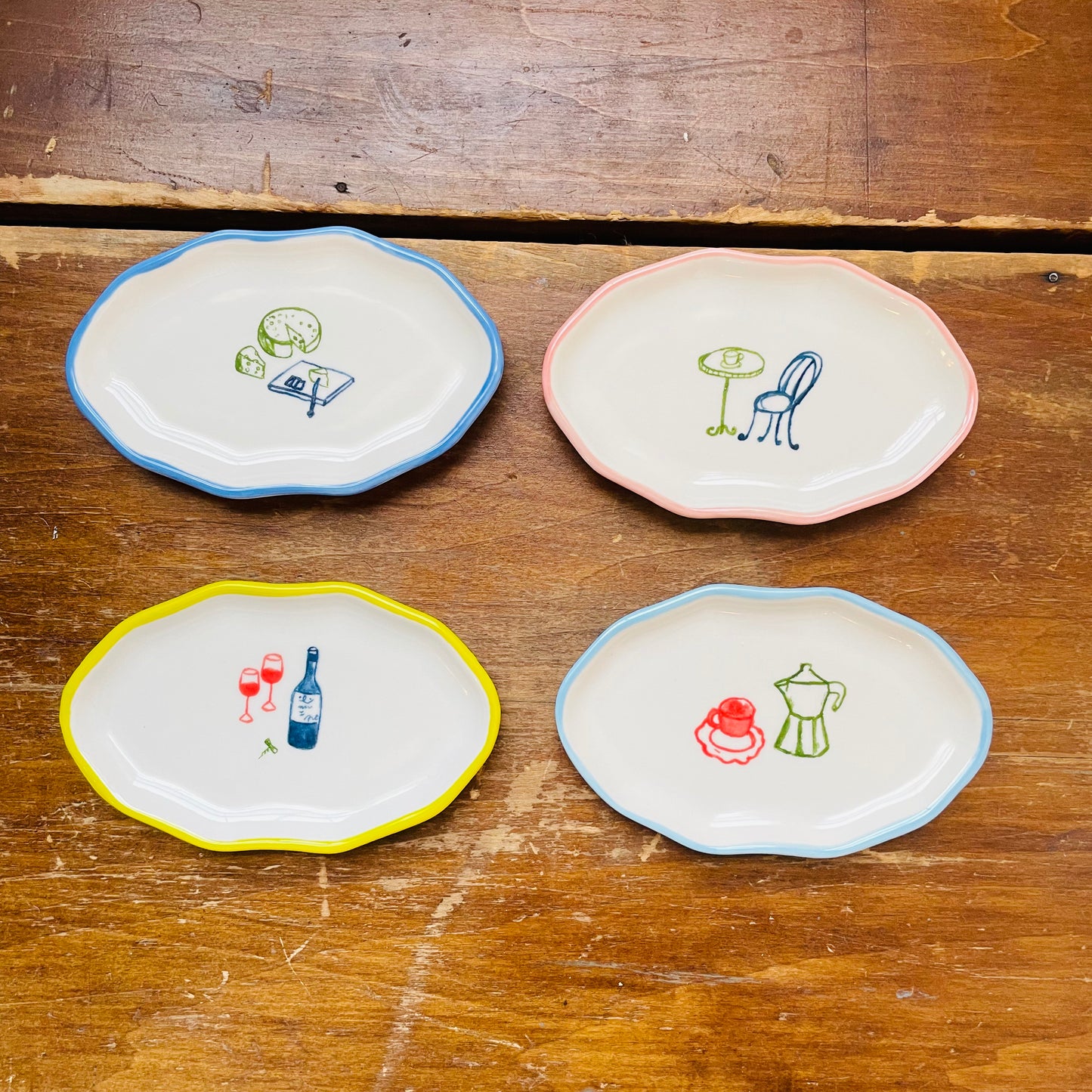 Cafe Colorful Hand-Painted Mini Dish