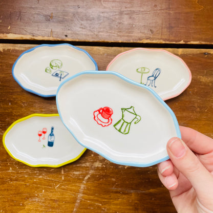 Cafe Colorful Hand-Painted Mini Dish