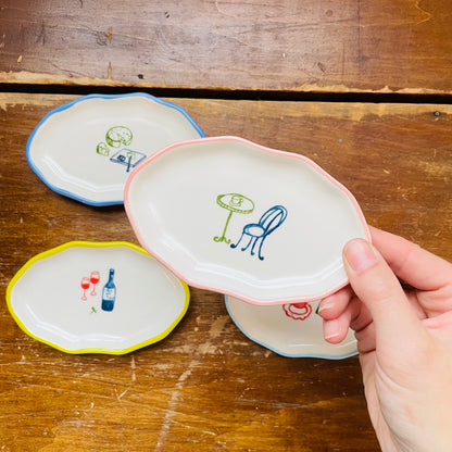 Cafe Colorful Hand-Painted Mini Dish