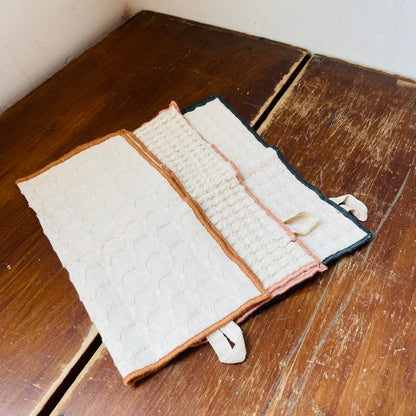 Colored Edge Waffle Weave Dish Cloths