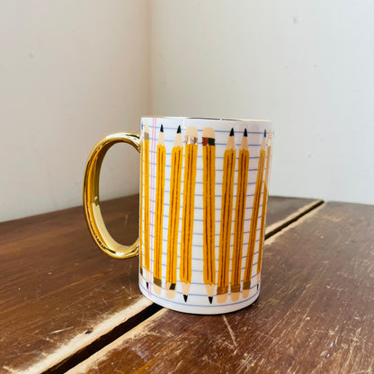 Pencils Porcelain Mug