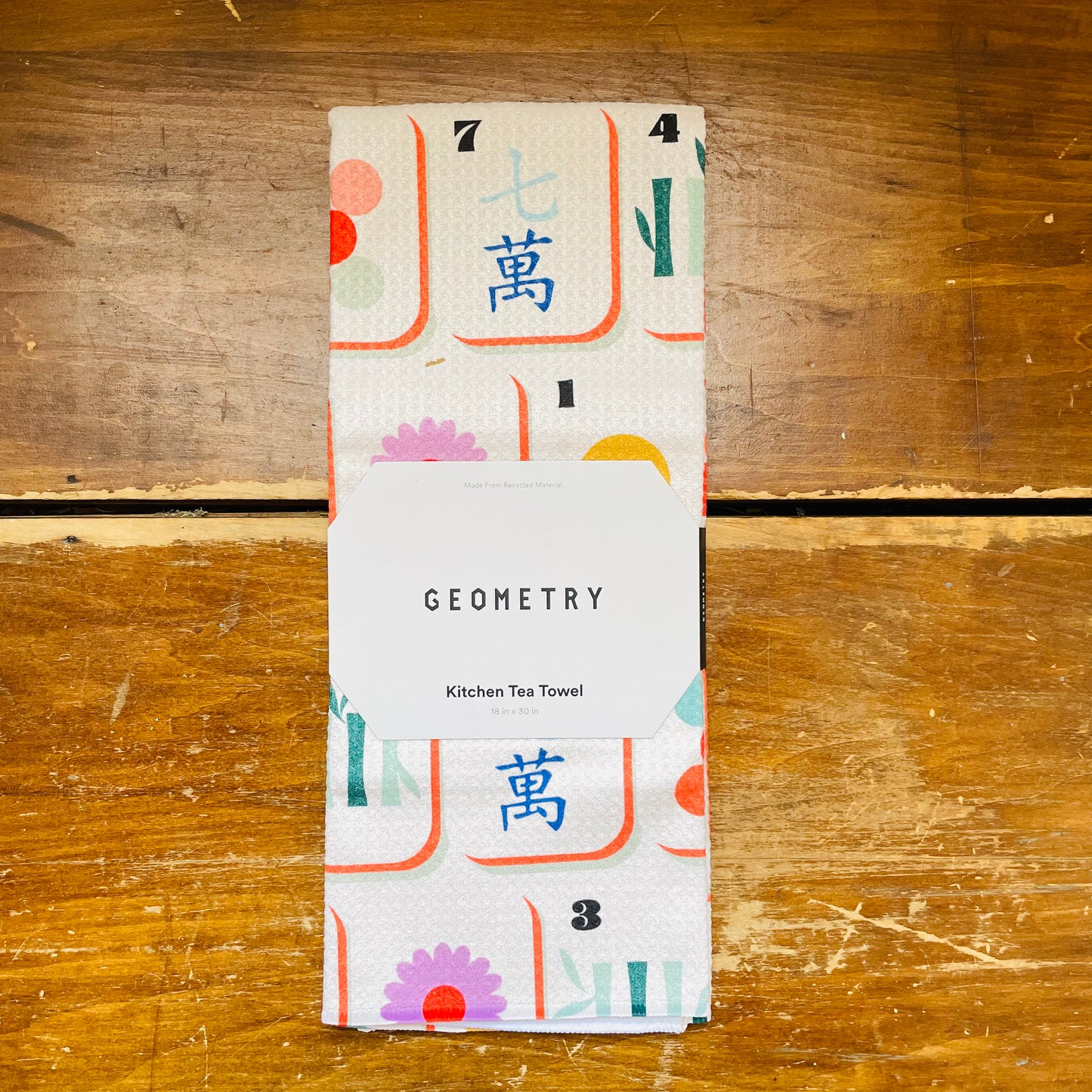 Tile Toss Tea Towel