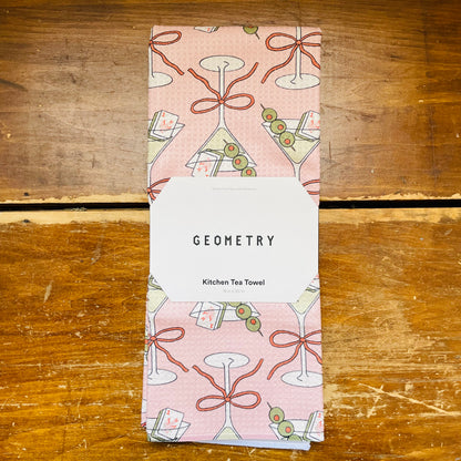 Flower-tinis Tea Towel