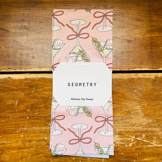Flower-tinis Tea Towel