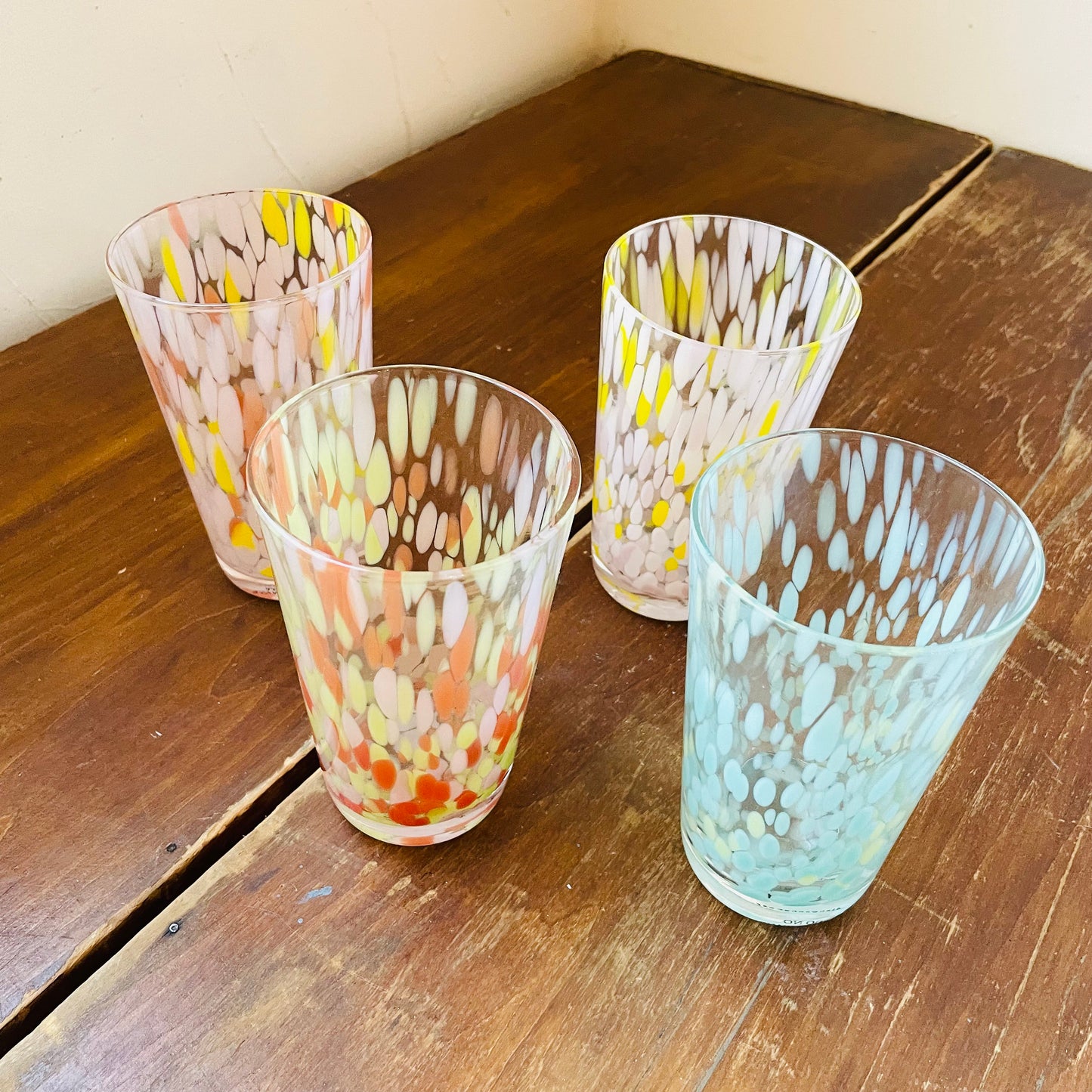 Confetti Juice Glasses- Set of 4