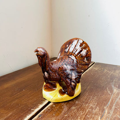 Funky Brown Turkey Figurine- Vintage